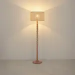 Rattan Boho Floor Lamp
