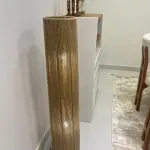 Boho Burlap Stand kh009