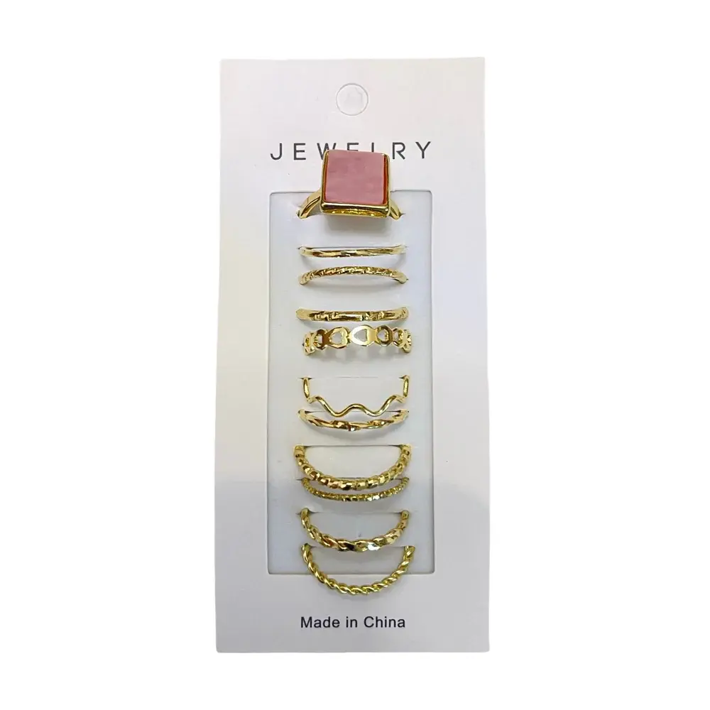Golden Ring Set – 11 Pieces RI-13