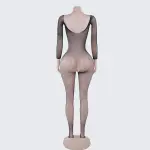 [2+ Items, 300 EGP Each] Rhinestone Crotchless Mesh Bodystocking One-Piece Lingerie