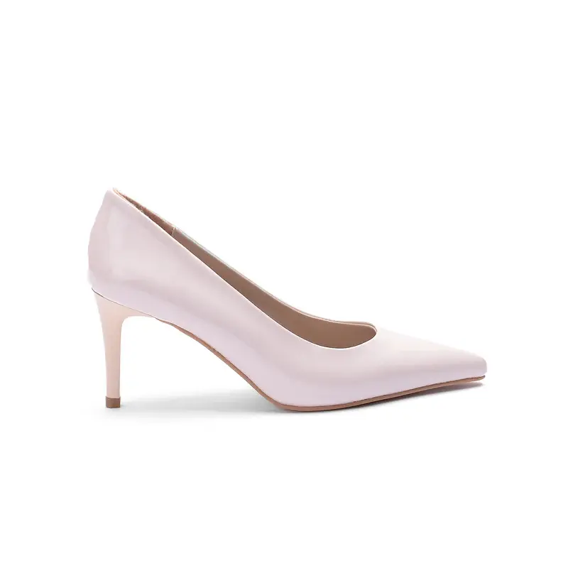 Sandal Shiny With Sleek Heel - R-803