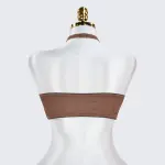 Plus Size Backless Halter Shapewear Daily Bra