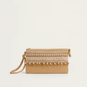 Beige BAHARI Sahel Clutch