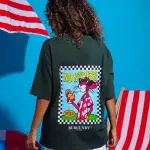 Green No Stress Oversized T-Shirt