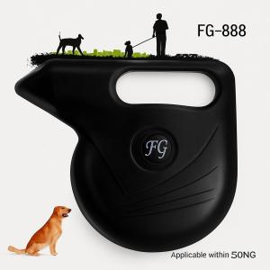 Imported 5-meter dog leash with built-in flashlight, color: black