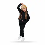 Black Hoodie with "Pink Panther" Print 🖤💗🐾