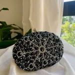 Black Maystone Clutch