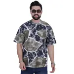 Olive and Black Fashion Oversize T-Shirt