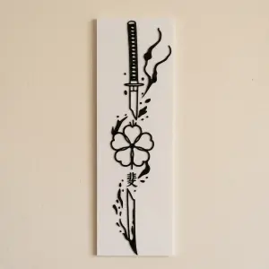 Zen Katana Essence Wall Art