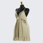 Lace V Neck Nightwear Spaghetti Strap Babydoll