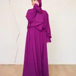 GRAPE CREPE DRESSY ISDAL