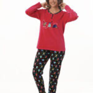 Women’s Fuchsia Winter Pajama Set