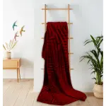 VelvaCloud Blanket - Versace Pattern - (Dark-Red) 3.6KG