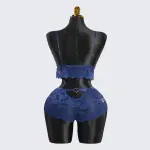 Dreamy Blue Lace Bra Panty Sets
