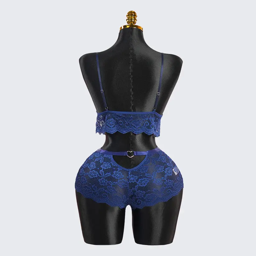 Dreamy Blue Lace Bra Panty Sets