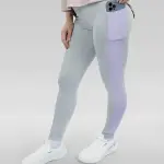 Flowery Plain Gray Leggings