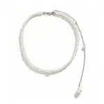 Bridal Versatile Faux Pearl Long Back Necklace