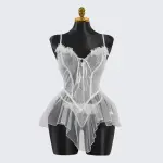 Lace Embroidery Bridal Lingerie Dress