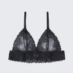 Plus Size Sexy Sheer Lace Mesh Bra Panty Set