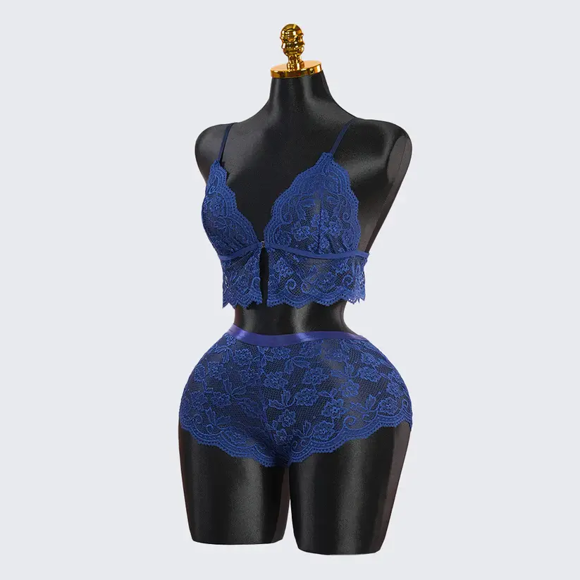 Dreamy Blue Lace Bra Panty Sets