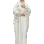 اسدال تطريز زخرفه ابيض