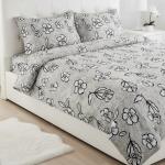 طقم سرير كبير ٤ قطع مقاس كوين