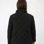 Women's Puffer Black Jacket