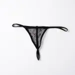 Black Lace Butterfly Embroidery Bra & Panty Set