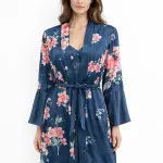 Floral Satin Ensemble