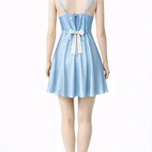Dot Satin Mini Dress