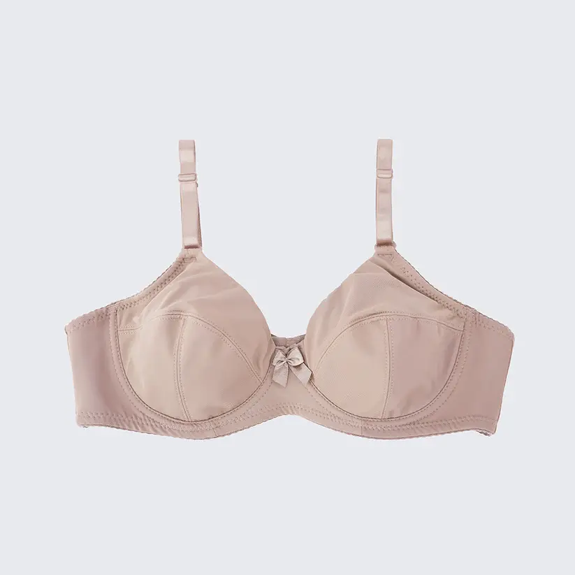 Plus Size Seamless Smooth Breathable Comfort Bra Panty Set