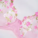 Sexy Butterfly Lace Bra Set Full Bust Minimizer