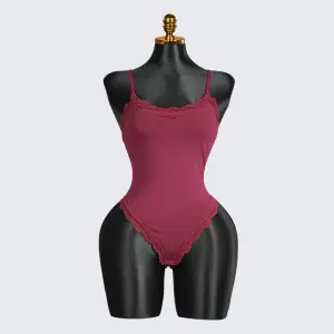 Generous Simple Style Lace Bodysuit