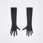 Lace Floral Embroidered Bodysuit Gloves Set