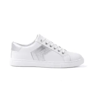 Sneakers With Glossy side stripe-SN-8