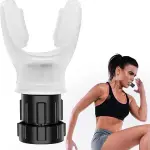MD Stay fit® Breathing Trainer, Portable Lung Trainer, Anti-Breath Trainer for Oral and Muscle Exercise, Daily Fitness Training, Easy to Clean Design