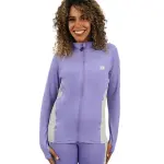 Printed Long Sleeves Purble Jacket