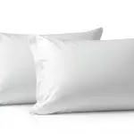 Luxury Satin Pillowcases – 400 TC Egyptian Cotton – White
