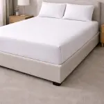 Agha Home Essential Comfort Microfiber Fitted Sheet Set White (3PCS)