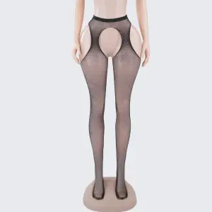 [2+ Items, 300 EGP Each] Open Crotch Fishnet Sexy Pantyhose