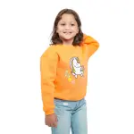 Orange Sweatshirt with" Unicorn "Print 🦄🧡