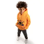 Orange Hoodie with "Superman" Print ✌🧡👦
