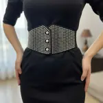 Studded Wide Waist Belt –T-35