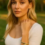 Open End Gold Cuff – BR-28