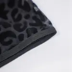 Leopard Print Fringe Daring Cutout Bodysuit