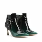 Ankle boot Made of shiny gradient-colored leather R-905