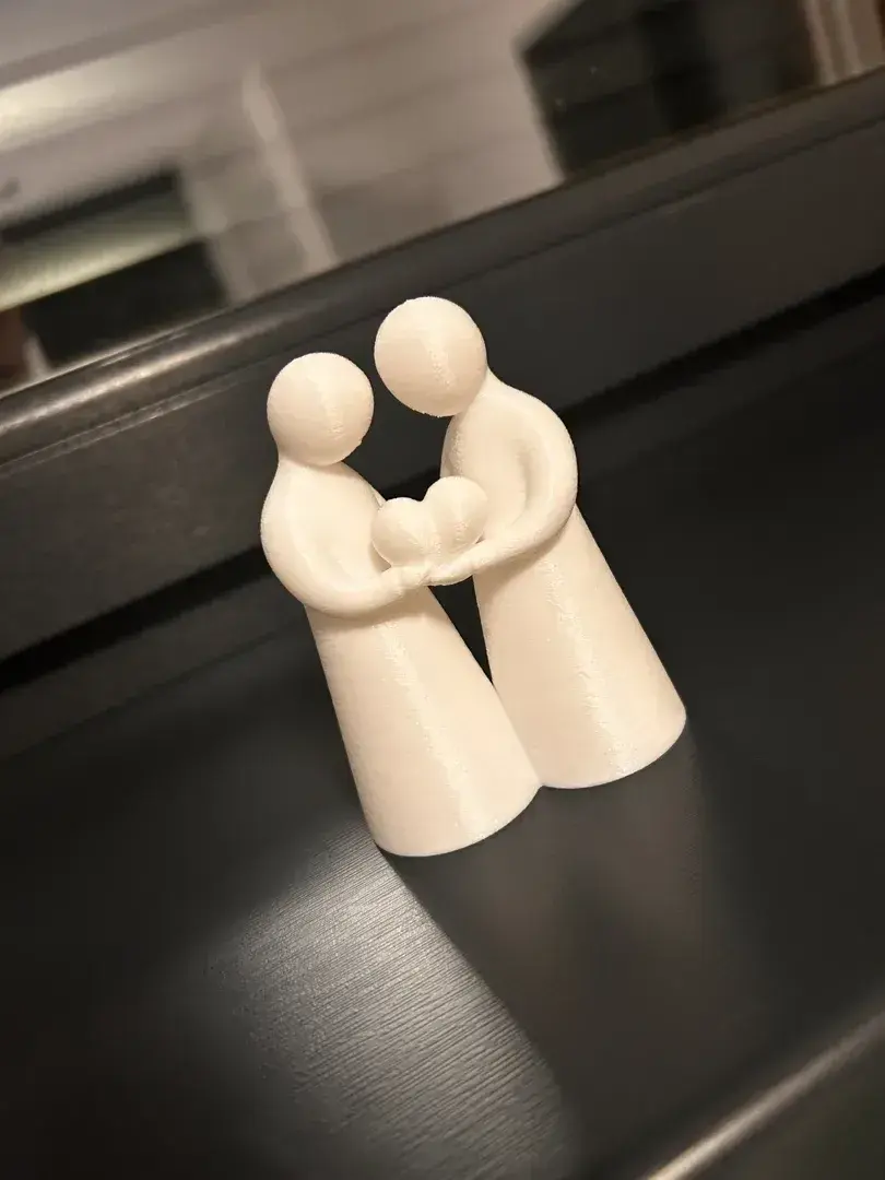 First Born Happy Couple Statue