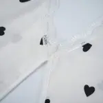 Chic Heart Pattern Two-Piece Pajama Set