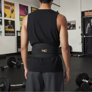 MD Stay Fit Fabric Gym Weight Lifting Belt
