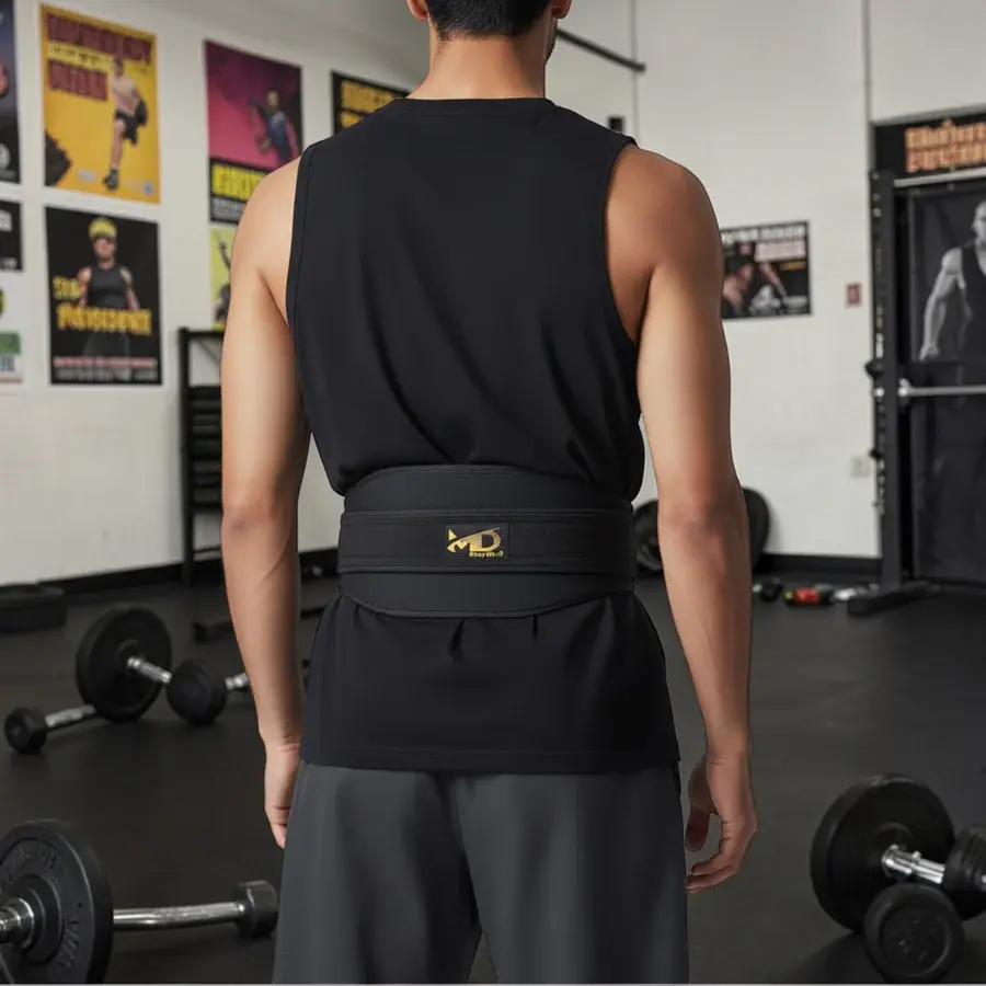 MD Stay Fit Fabric Gym Weight Lifting Belt